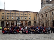 Speranza e solidariet&agrave; da " In Cammino per Camerino". 130 in piazza Cavour