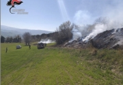 Incendio a Pitino. Denunciato un uomo che ha bruciato sterpaglie
