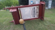 Tolentino. Vandali in azione al parco in Zona Pace