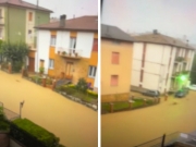 Bomba d'acqua a Matelica, allagato il quartiere San Rocco