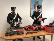 Furto in un cantiere edile di Serrapetrona. I Carabinieri recuperano tutta la refurtiva