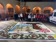 Anche gli infioratori di Castelraimondo per San Francesco d'Assisi